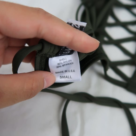 DIPPIN' DAISY'S OLIVE BIKINI SET - Picture 9 of 11